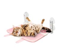 Lit de fenêtre pour chat domestique, siège à ventouse pour chat | Hamac à ventouse pour chat de dessin animé, étagères de sécurité amovibles pour fenêtres en verre, portes en verre et autres surfaces