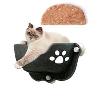 Lit de fenêtre pour chat - Hamacs de fenêtre pour chat d'intérieur - Ventouse puissante - Hamac de fenêtre pour chat d'intérieur - Lit de sécurité pour chat - Économie d'espace - Pour les bains de