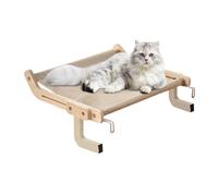 Lit de fenêtre pour Chat - Perchoir de fenêtre renforcé 47x38cm | Perchoir de renforcé avec Cadre Robuste, Confortable - Siège de de pour Chat | Hamac de Chevet d'intérieur po