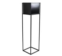 Lit de fleurs moderne support noir 90 cm