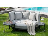 Lit de jardin Florida : Avec 2 tables d’appoint
