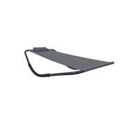 Lit de jardin Gris 200x90 cm Acier
