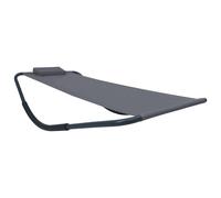 Lit De Jardin Gris 200x90 Cm Acier Multicolore