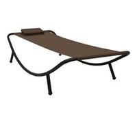 Lit de jardin Marron 200x90 cm Acier Marron G