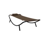 Lit de jardin Marron 200x90 cm Acier48081