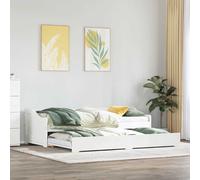 Lit de jour avec gigogne sans matelas IRUN 90x200 cm canapé-lit vidaXL