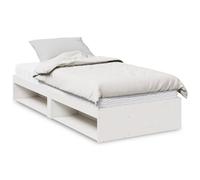 Lit de jour avec matelas blanc 90x200 cm bois de pin massif canapé-lit vidaXL