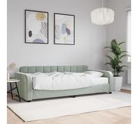 vidaXL Lit de repos Canapé-lit velours vert foncé 80x200 cm