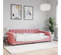 vidaXL Lit de repos rose 80x200 cm velours