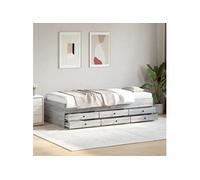 Lit de Jour avec Tiroirs, Canapé-lit avec Rangement, Lit d'Invité, Meuble de Salon Chambre à Coucher, Moderne, Sonoma 3280872