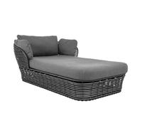 Cane-Line Lit de jour Basket gris, graphite structure Cane-Line Weave
