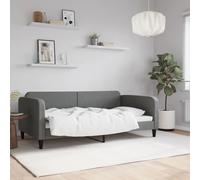 Lit de Jour Canapé-lit Chambre Salon Salle de Séjour Gris Clair Tissu vidaXL