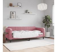vidaXL Lit de repos sans matelas 80x200 cm velours rose