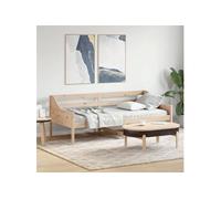 Lit de Jour Canapé-lit Salle de Séjour 75x190 cm Bois de Pin Massif vidaXL
