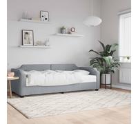 Lit de jour gris foncé 90x200 cm tissu canapé-lit vidaXL