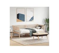 Lit de Jour, Canapé-lit, Lit d'Invité, Meuble de Salon Chambre à Coucher Salle de Séjour, Moderne, 90x190 cm Bois de Pin Massif