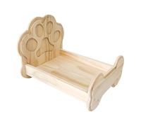 Lit de lapin mignon, lit de hamster pour cage - Lit pour hamster en bois hors du sol - Lits de couchage mignons pour Chinchillas, lit portable pour animaux de compagnie pour chiots, furets, hérissons