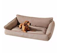 Lit de luxe en peluche pour chien - Niche confortable - Antidérapant - Tapis de couchage pour animaux domestiques