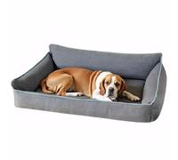 Lit de luxe en peluche pour chien - Niche confortable - Antidérapant - Tapis de couchage pour animaux domestiques