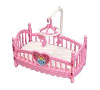 Lit de maison de - Lit de , meubles de simulation miniature | Accessoires de décoration de dessin animé pour , familles, jeux de simulation, crèche, imagination crée