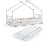 Lit de maison Design 36235 Blanc G