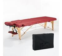 Lit de massage pliable portable pour extensions de cils et soins de beauté, hauteur réglable avec sac de transport, solution légère pour salon