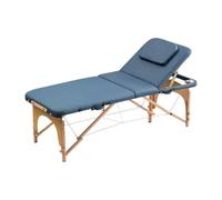 Lit de massage pliable réglable en hauteur, lit de thérapie de tatouage portable for moxibustion avec trou for la tête, adapté au salon de spa(Color 4,186x70x52-82cm)