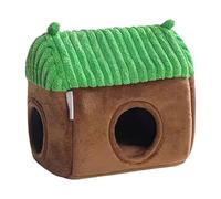Lit de mer, lit chaud pour hamster, cage pour hamster, cage pour petits animaux, couverture pour cage à hamster, tunnel pour cochon d'Inde, housse de protection pour cage à hamster, coussin en polaire