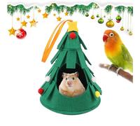 Lit de Noël pour hamster - Cachette de Noël en Guinée | Jouets de Noël chauds et confortables pour hamster Guinée Hideaway | Lits pour animaux de Noël de Guinea House | Trucs de Noël en Guinée pour pe