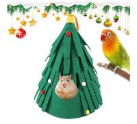 Lit de Noël pour hamster - Cachette de Noël en Guinée | Jouets de Noël chauds et confortables pour hamster Guinée Hideaway | Lits pour animaux de Noël de Guinea House | Trucs de Noël en Guinée pour pe