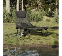 Lit de pêche avec pieds à boue réglables pliable camouflage