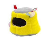 Lit de perruche, nid de perruche | Nid d'oiseau d'amour furet grotte confortable | Maison de planeur de sucre en forme de souche, lit de couchage d'hiver pour petit animal de compagnie, pour planeur d