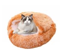 Lit de petit chien - Coussin de chat en peluche, lits pour animaux de compagnie confortables | Bottoir résistant aux glissières de maison douce, machine lavable nid de sommeil confortable, chauffeur d