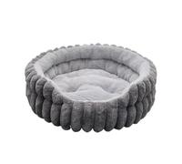 Lit de Petit Chien - Machine de Compagnie Rond Confortable Lavable | Pousque de Chiot en Peluche Non Glissement pour intérieur en Plein air Calmer Coussin Salon Vivant Espace Home Office apparte