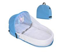 Lit de pliable léger pour enfant avec pare- | Couffin portable pour enfants. Convient pour le camping, l'avion, la chambre, le sol, près du lit, la crèche, le canapé