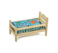 Lit de poupee en bois