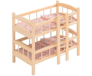 Lit de poupée en Bois howa, Divisible, mobilier de poupée Miniflowers 2460 | Lit de poupée en bois, divisible