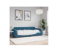 vidaXL Lit de repos bleu 80x200 cm velours