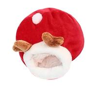 Lit de repos confortable en coton Nids de chat en peluche Cachettes chaudes pour chats et petits chiens