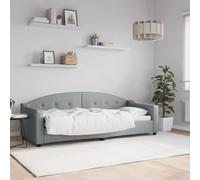 Lit de repos crème 80x200 cm tissu canapé-lit canapé-lit confortable vidaXL