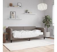 Lit de repos gris foncé 100x200 cm tissu canapé-lit vidaXL