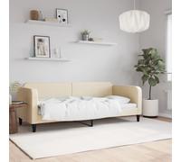 Lit de repos gris foncé 100x200 cm tissu canapé-lit vidaXL