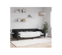 Lit de repos taupe 80x200 cm tissu canapé-lit canapé-lit confortable vidaXL