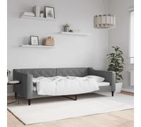 Lit de repos taupe 80x200 cm tissu canapé-lit canapé-lit confortable vidaXL