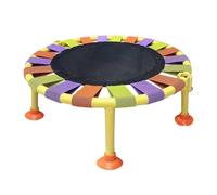 Lit de Saut Rond Pliable à Charge maximale de 74,8 kg - Petit Trampoline, Outil de Fitness | Mini Trampoline d'intérieur pour Tout-Petits, entraînement à Domicile, aérobic, Amusement
