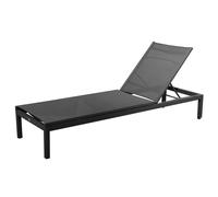 Lit De Soleil En Aluminium Thema Gris