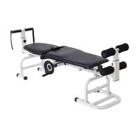 Lit de traction lombaire pour soulager la colonne vertébrale, appareil d'étirement du corps à usage domestique avec banc extensible dans le dos, outil de table de massage pour soutien cervical et