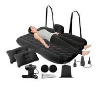 Lit de voiture - Lit gonflable de véhicule 130 X 80 cm | Matelas gonflable de voiture avec pompe à air, style hamac, matériau ultra doux floqué respectueux de l'environnement, matelas de sommeil de