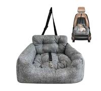 Lit de voiture pour chien, coussins imperméables et réglables avec attache de sécurité | Pour véhicules SUV été hiver voyage coffre chiot
