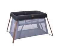 Maxi-COSI Iris2, Lit Parapluie Bébé avec Matelas 2 en 1, 0-3 Ans, 0-15 kg, Lit de Voyage Bébé, 2 Niveaux de Couchage, Fenêtre D'accès Latérale, Pliable & Léger, Matelas Extensible, Essential Graphite